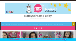 Desktop Screenshot of namysdreams.com